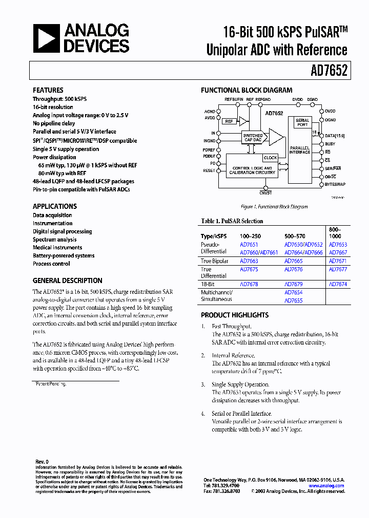 AD7652ACP_1401864.PDF Datasheet