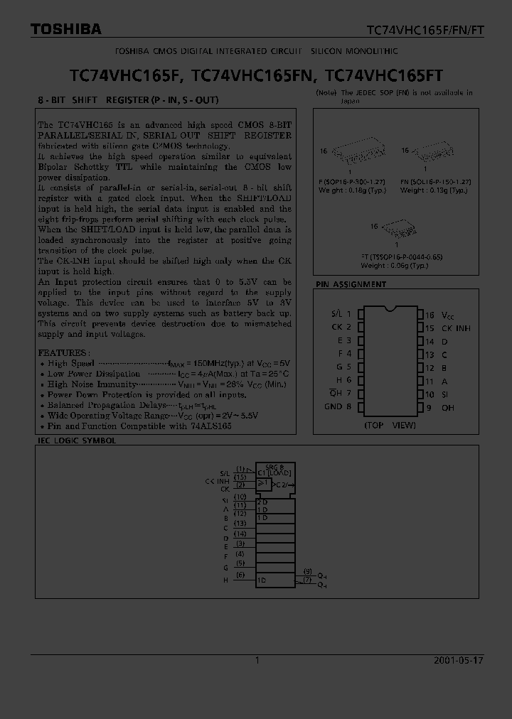 TC74VHC165F_1404073.PDF Datasheet