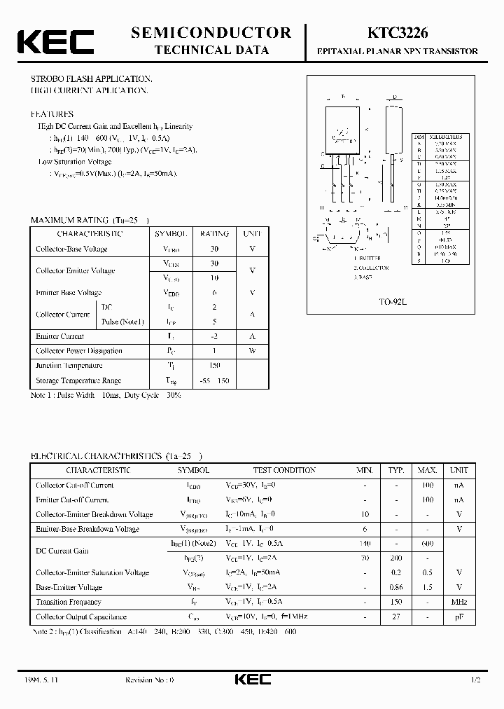 KTC3226_1403027.PDF Datasheet