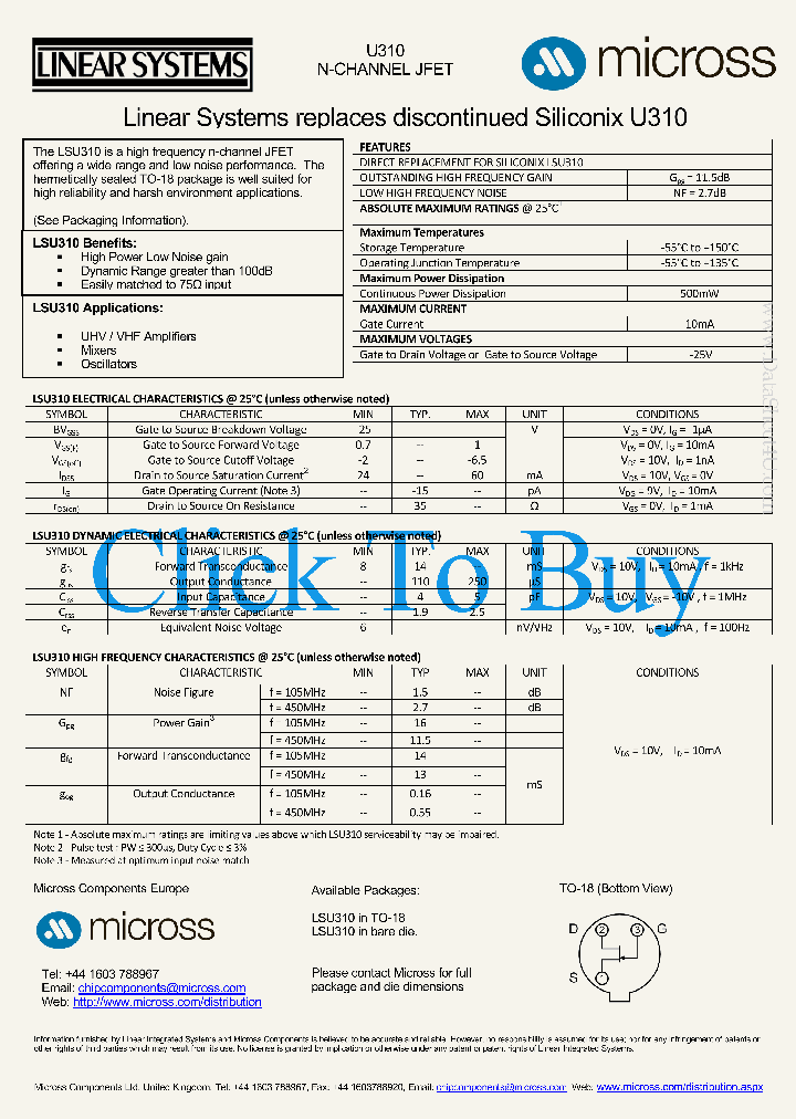 LSU310_1133843.PDF Datasheet