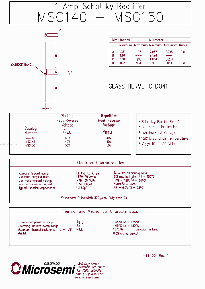 MSG140_1241375.PDF Datasheet