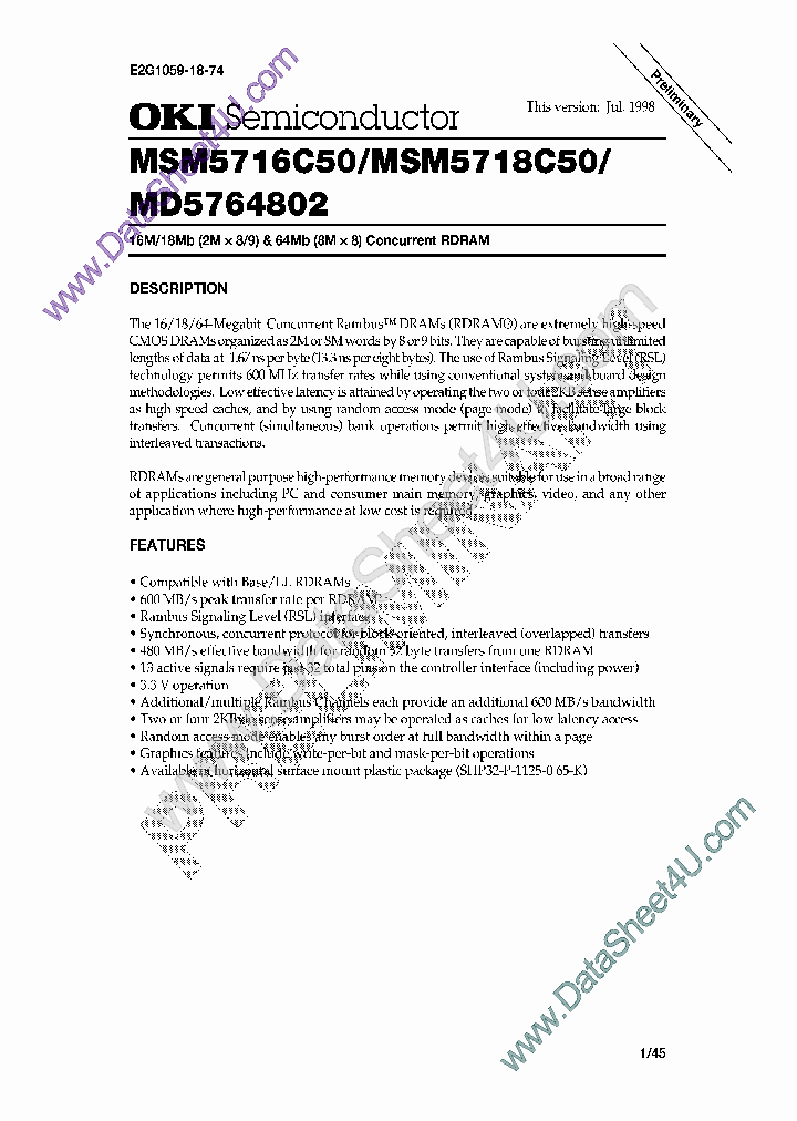 MSM5716C50_1241428.PDF Datasheet