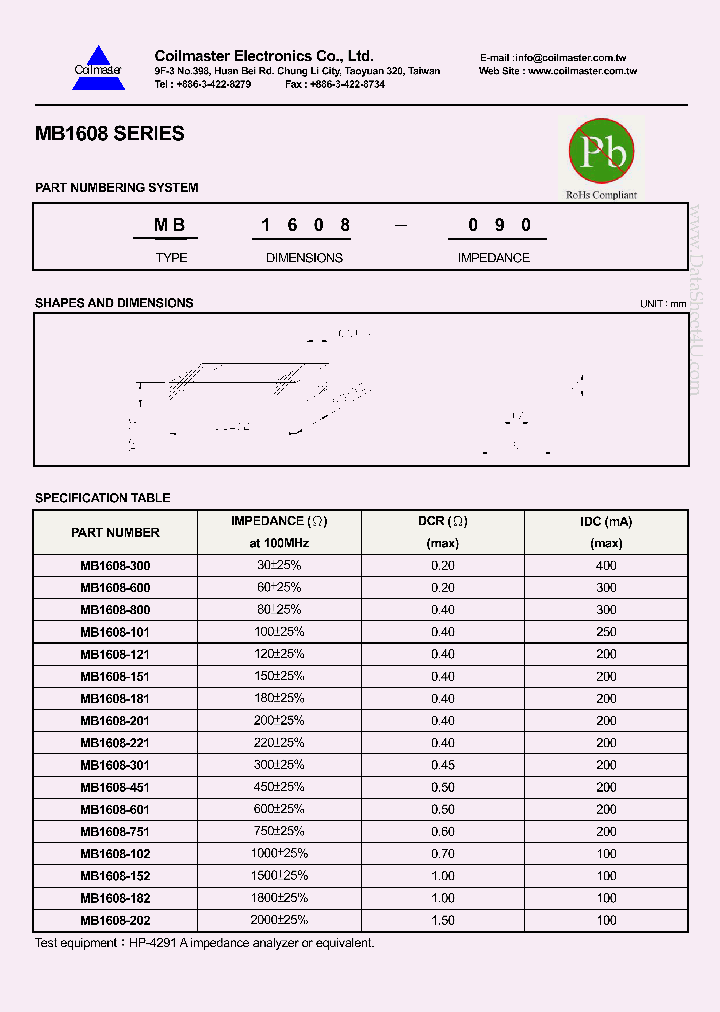 MB1608-101_1276810.PDF Datasheet