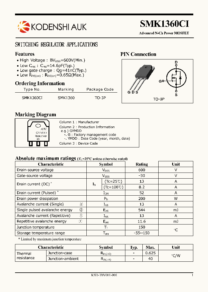 SMK1360CI_1397126.PDF Datasheet