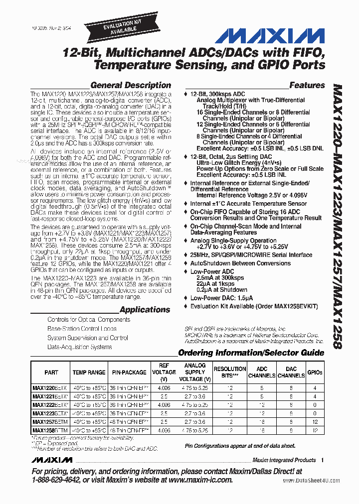 MAX1222_1267078.PDF Datasheet