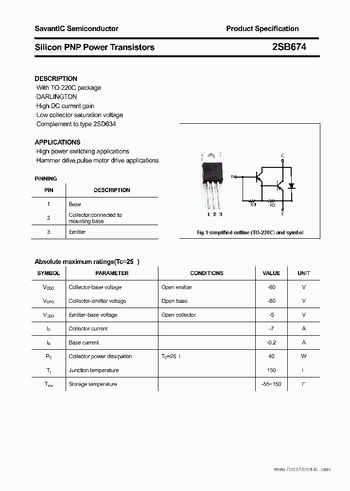 2SB674_1295033.PDF Datasheet