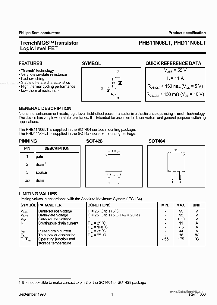 11N06LT_1337044.PDF Datasheet