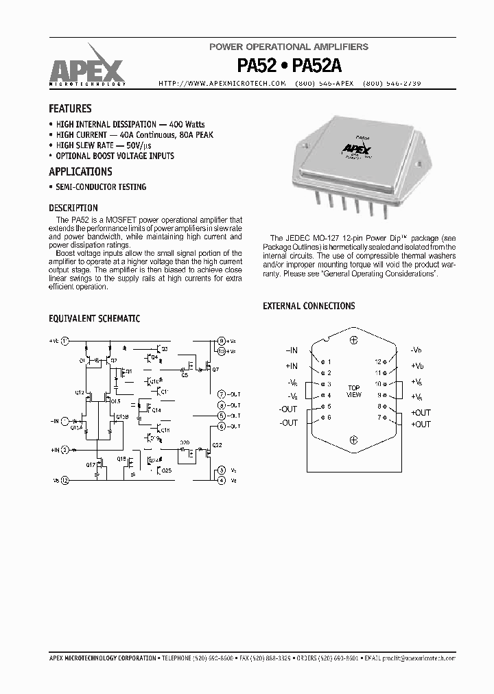 PA52A_1392576.PDF Datasheet