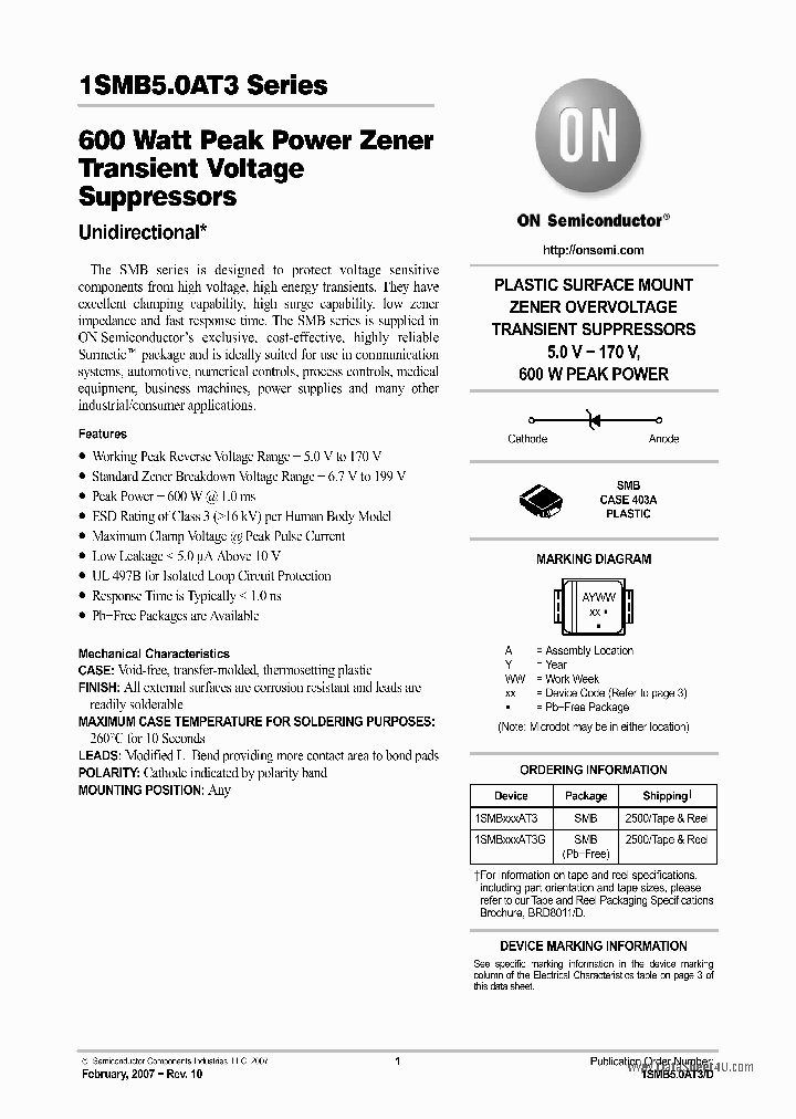 1SMB8XAT3_1373221.PDF Datasheet