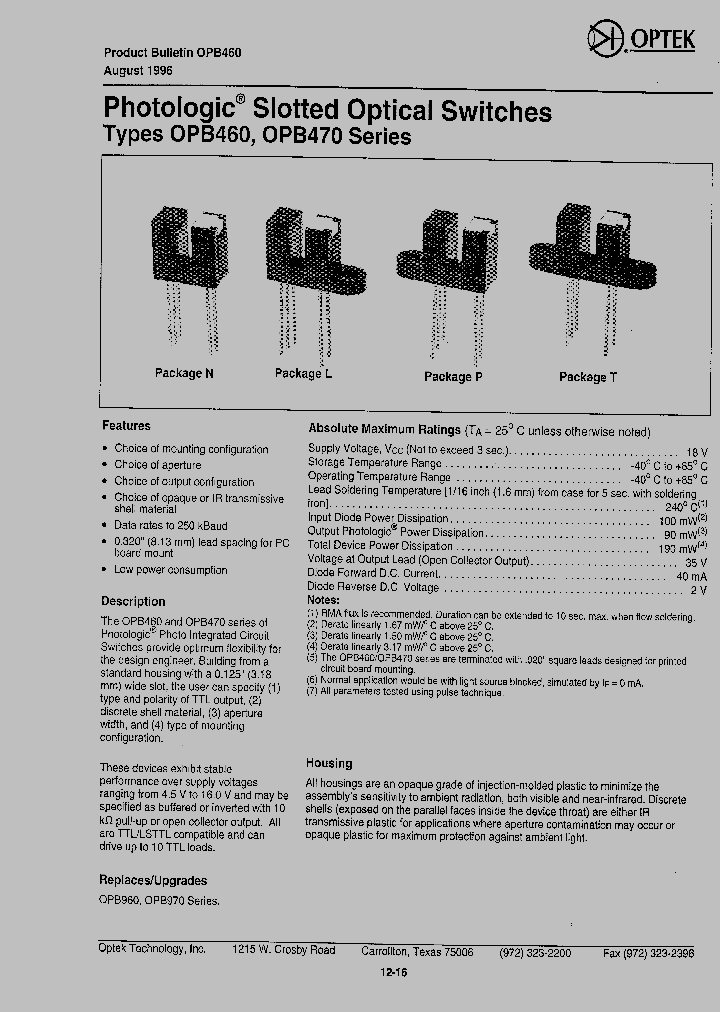 OPB470_827101.PDF Datasheet