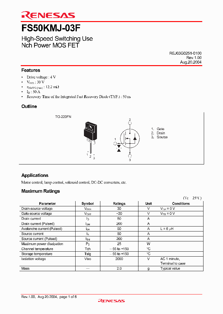 FS50KMJ-03F-A8_1469943.PDF Datasheet