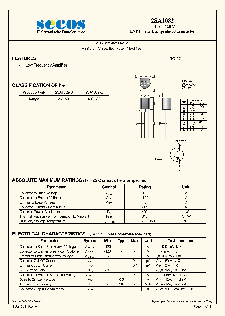 2SA1082_1533290.PDF Datasheet