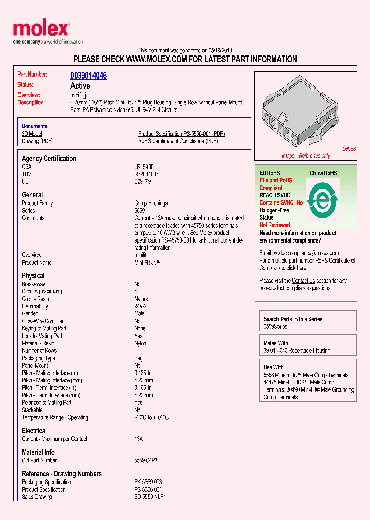 39-01-4046_1533624.PDF Datasheet