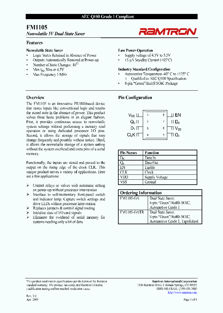 FM1105-GATR_1542297.PDF Datasheet