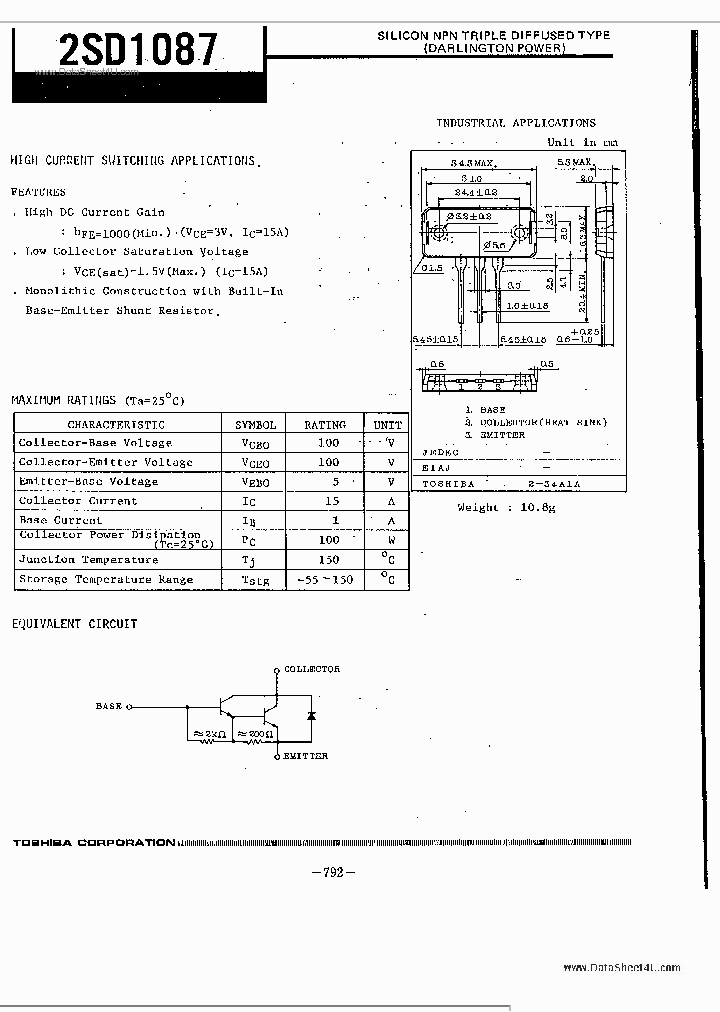 2SD1087_1544605.PDF Datasheet