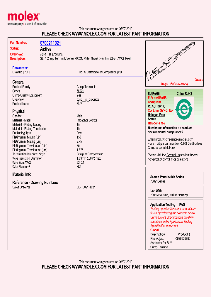 70021-1021_1550282.PDF Datasheet