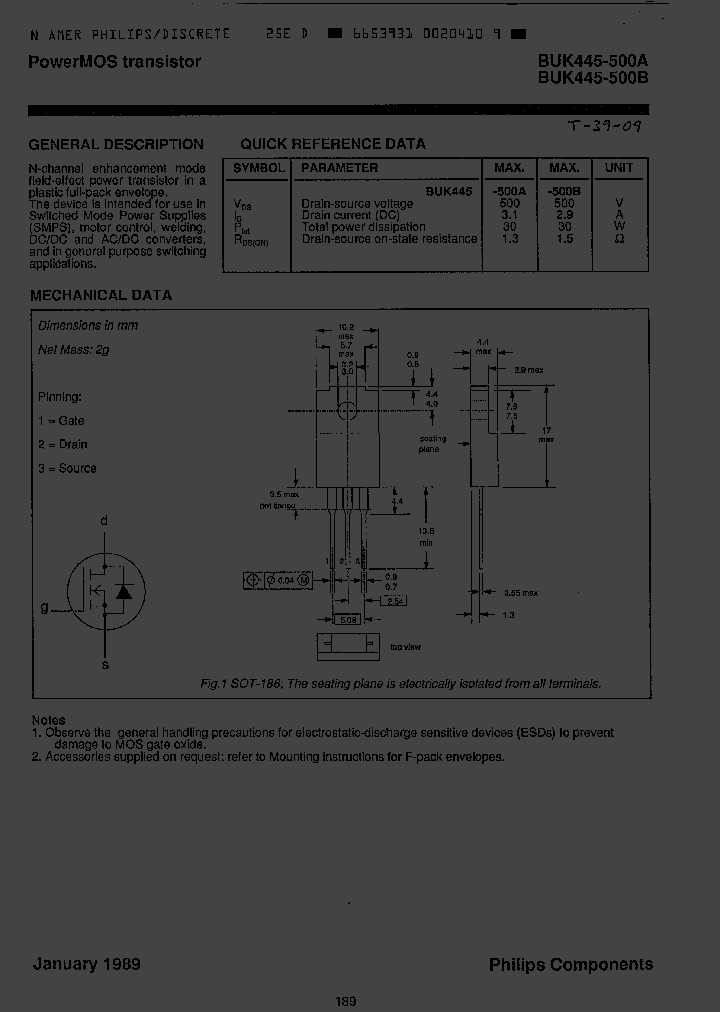 BUK445-500A_1550385.PDF Datasheet