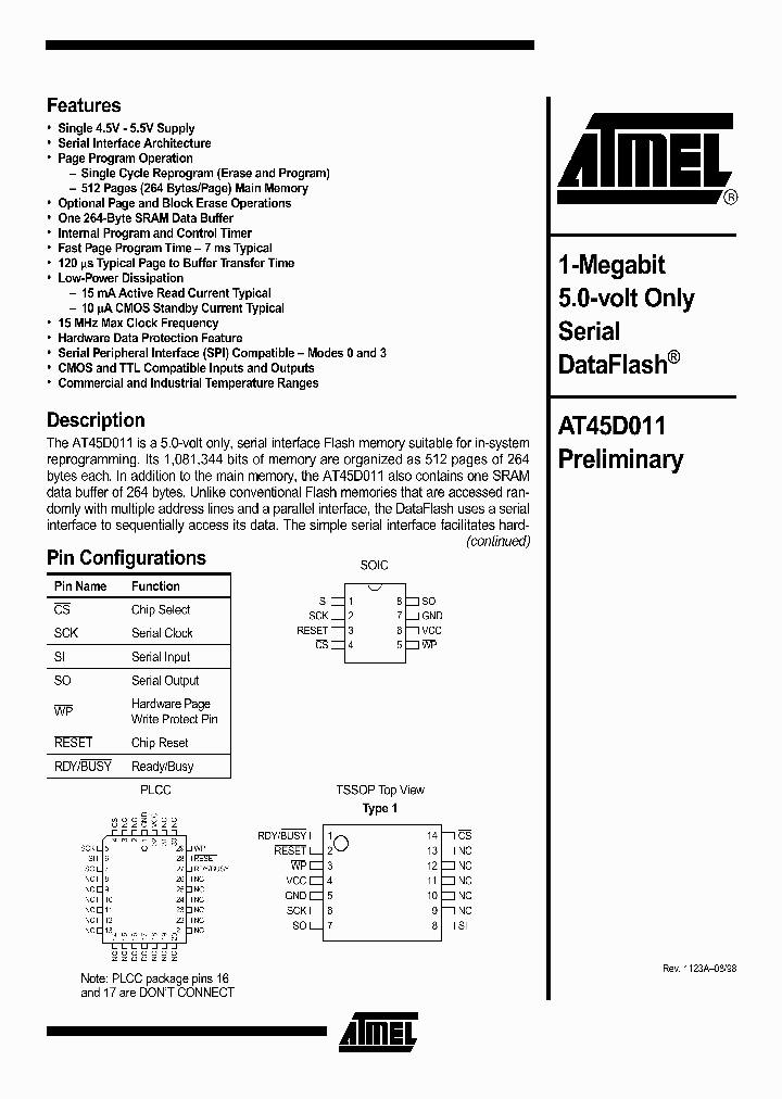 AT45D011-JC_866713.PDF Datasheet