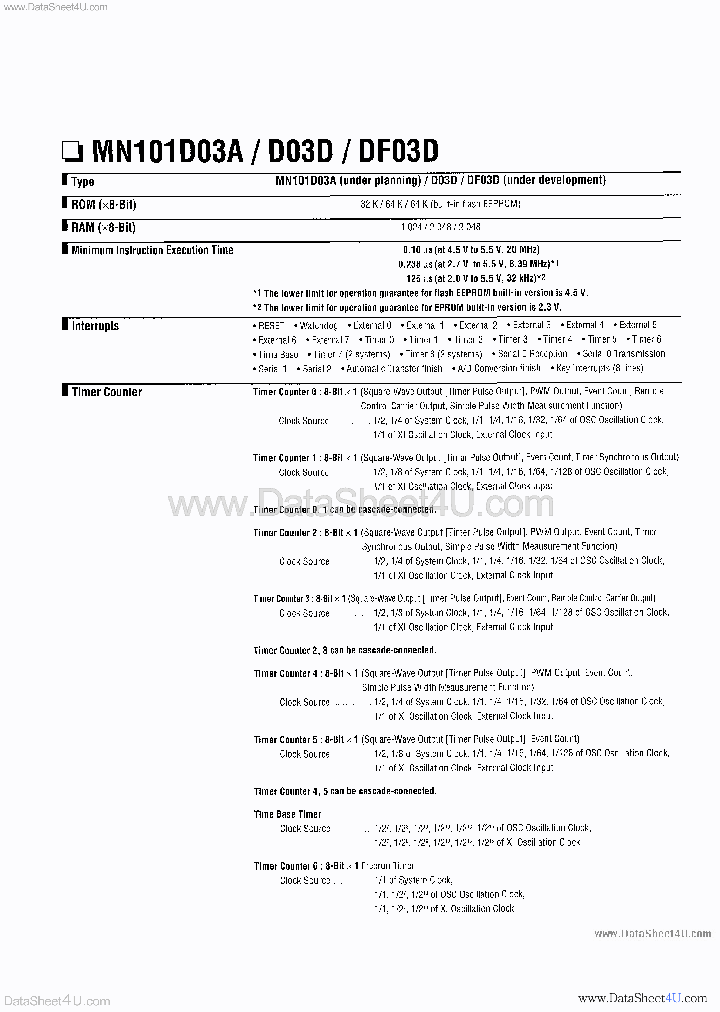 MN101DF03A_1552754.PDF Datasheet