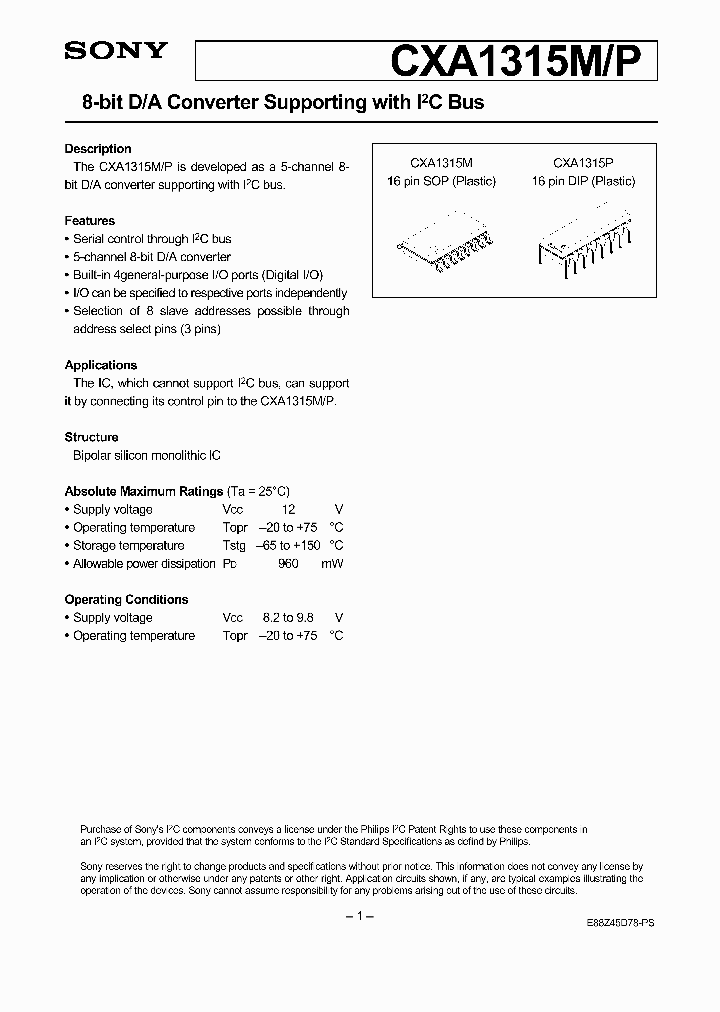 CXA1315MP_1554751.PDF Datasheet