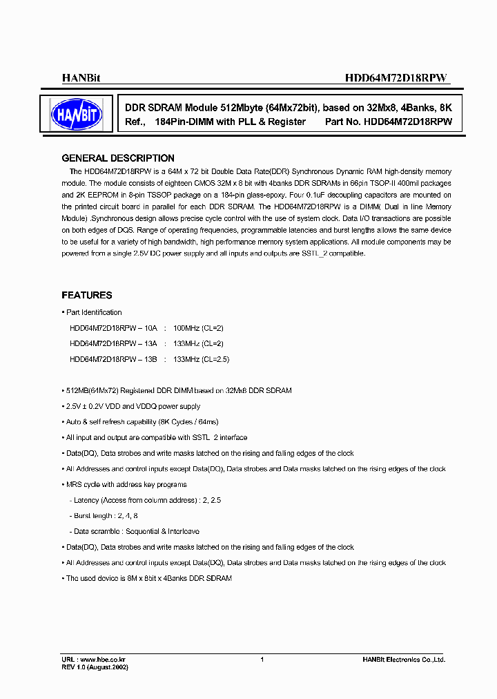 HDD64M72D18RW-13A_878470.PDF Datasheet