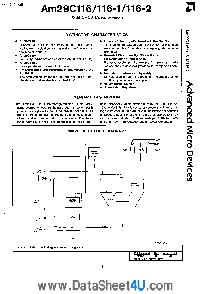 AM29C116_1558582.PDF Datasheet