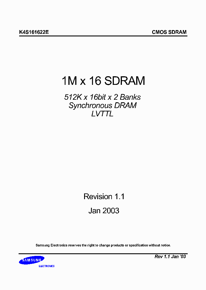K4S161622E-TC55_911500.PDF Datasheet