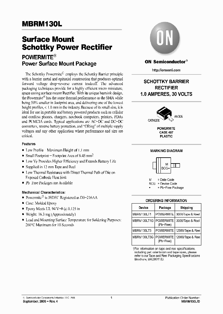 MBRM130LT3G_1589542.PDF Datasheet