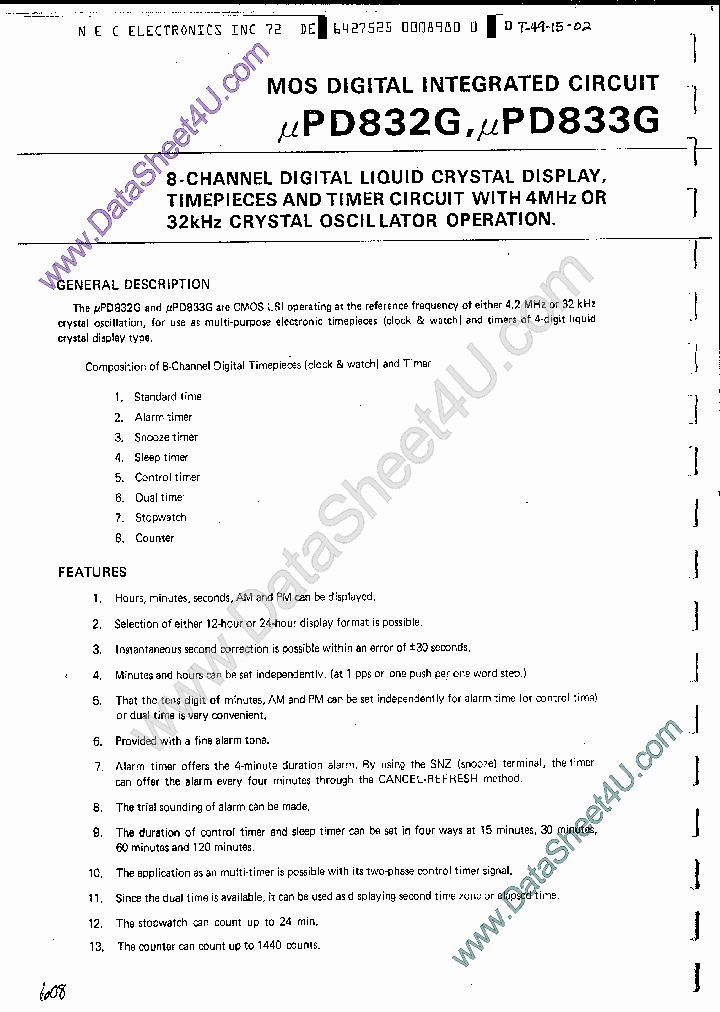 UPD832G_1590554.PDF Datasheet