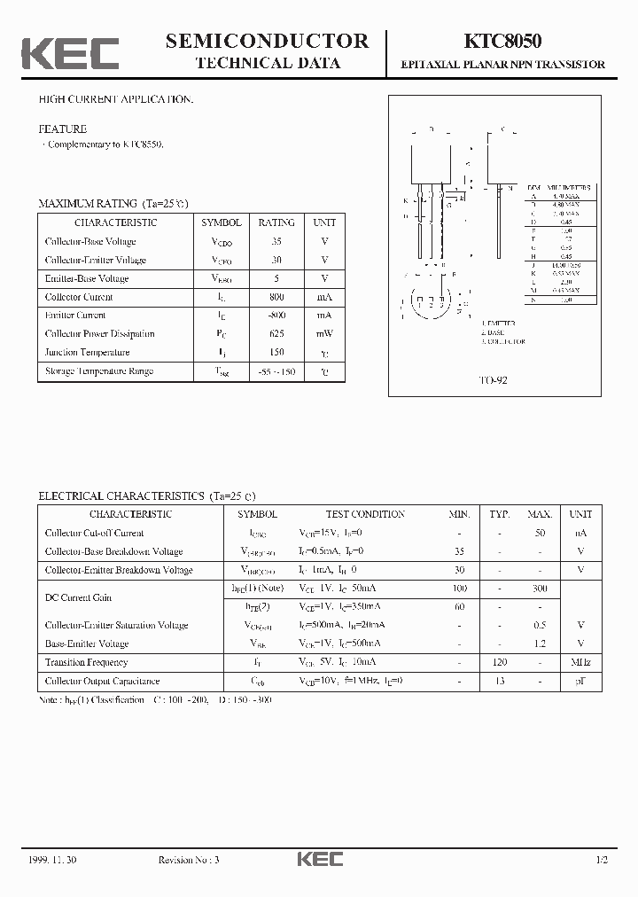 KTC80509911_1595519.PDF Datasheet
