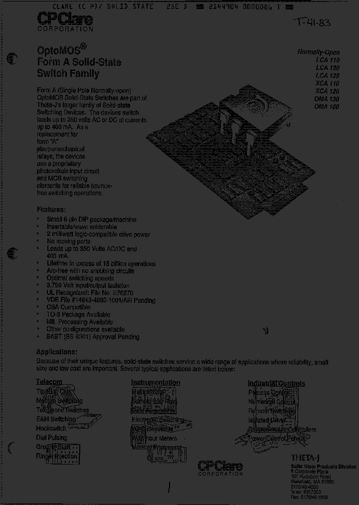 XCA120EB_918413.PDF Datasheet