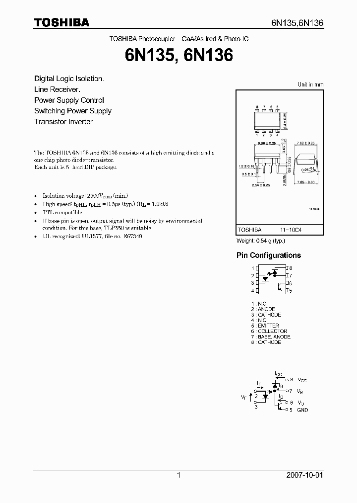 6N136F_921880.PDF Datasheet