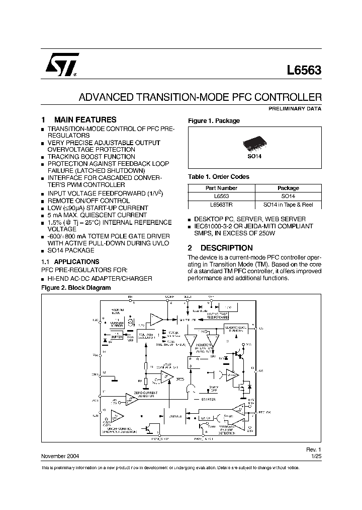 L6563TR_919608.PDF Datasheet