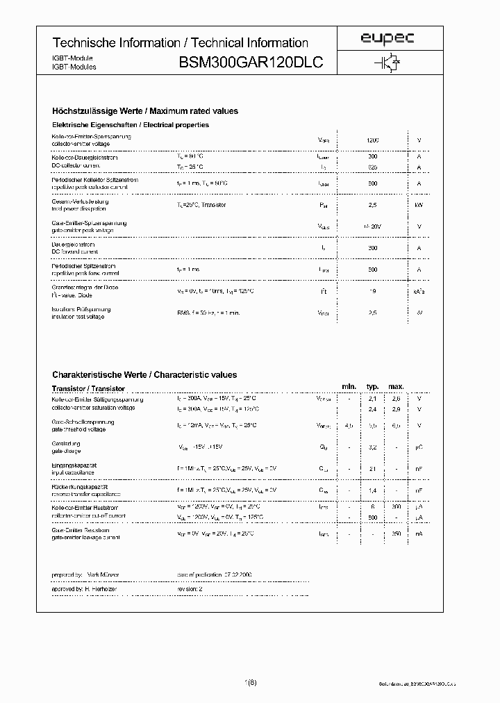 BSM300GAR120DLC_926028.PDF Datasheet