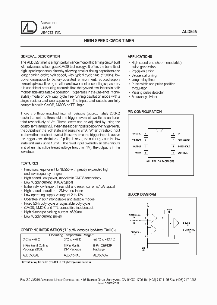 ALD555-1SAL_998600.PDF Datasheet