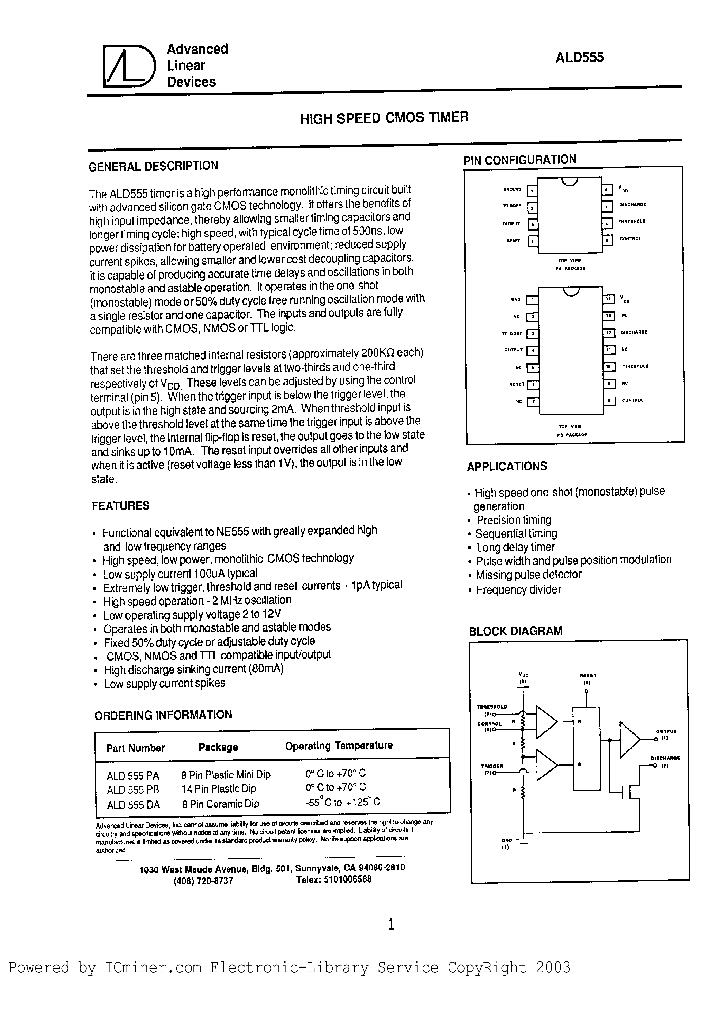 ALD555-1SA_998594.PDF Datasheet