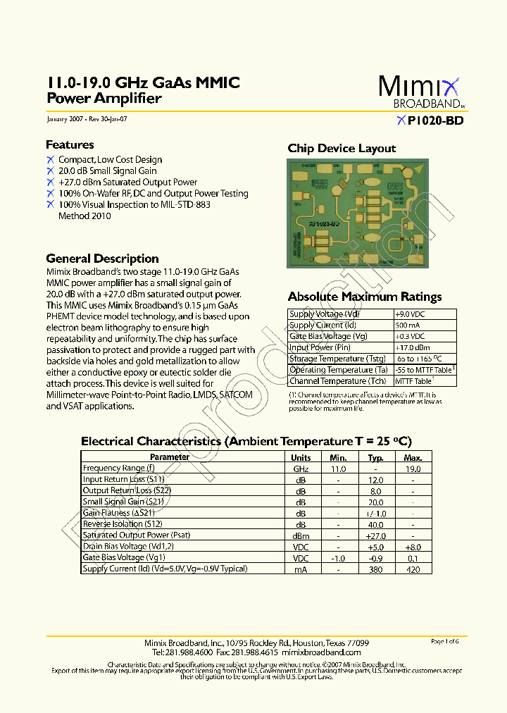 XP1020-BD-000V_1025253.PDF Datasheet