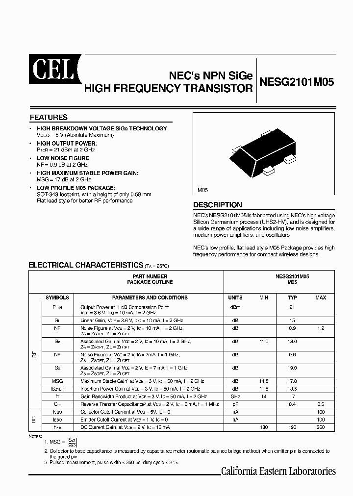 NESG2101M05-T1-A_1034743.PDF Datasheet