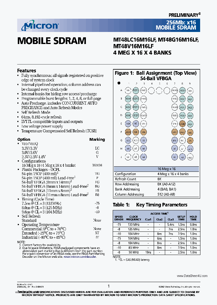 MT48LC16M16LF_1632870.PDF Datasheet