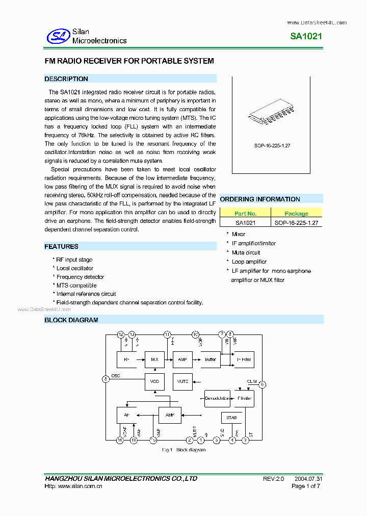 SA1021_1633965.PDF Datasheet