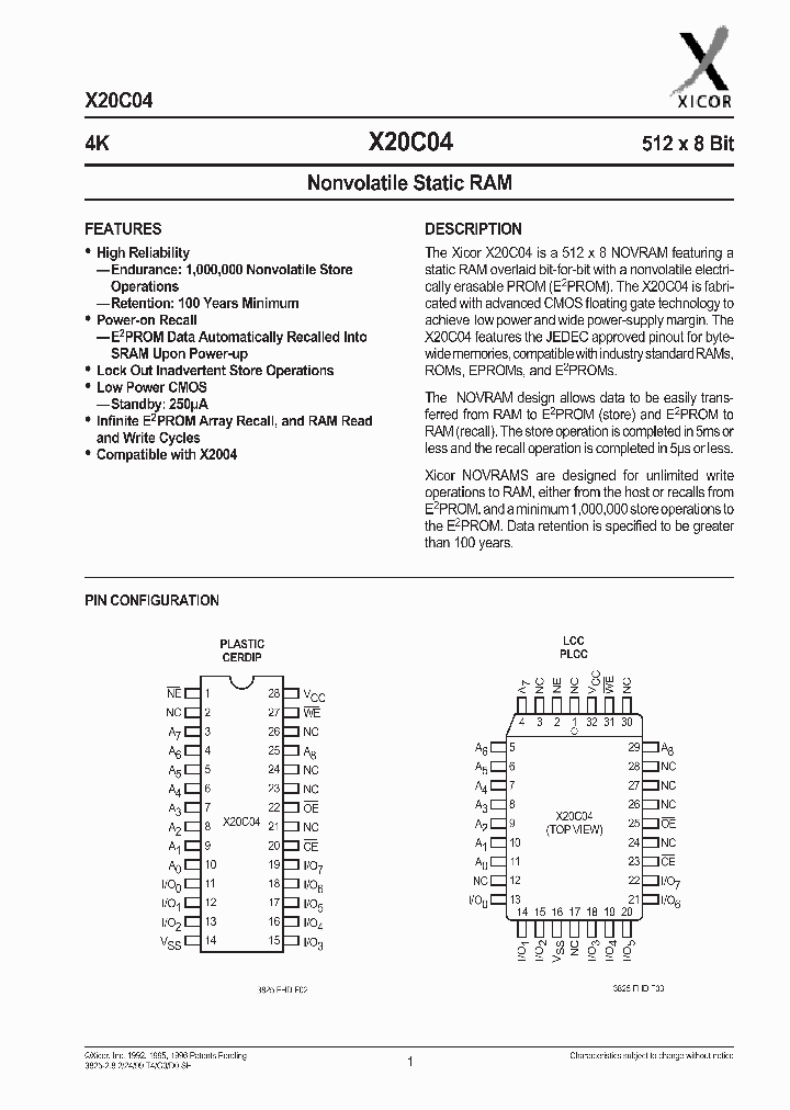 X20C04_1635247.PDF Datasheet