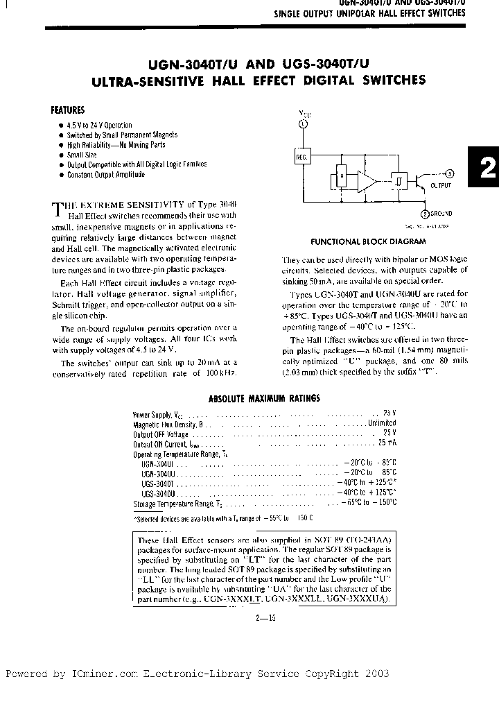 UGN-3040U_1047947.PDF Datasheet