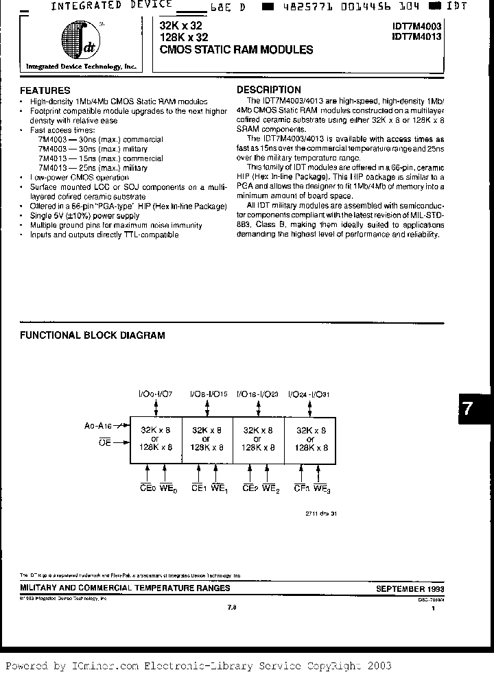 IDT7M4003S45CH_1067243.PDF Datasheet