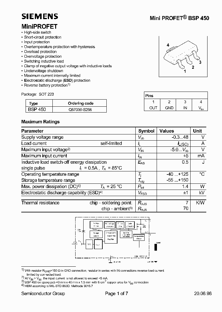 BSP450_1075169.PDF Datasheet