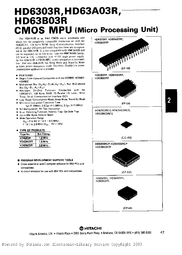 HD63B03RP_1079384.PDF Datasheet