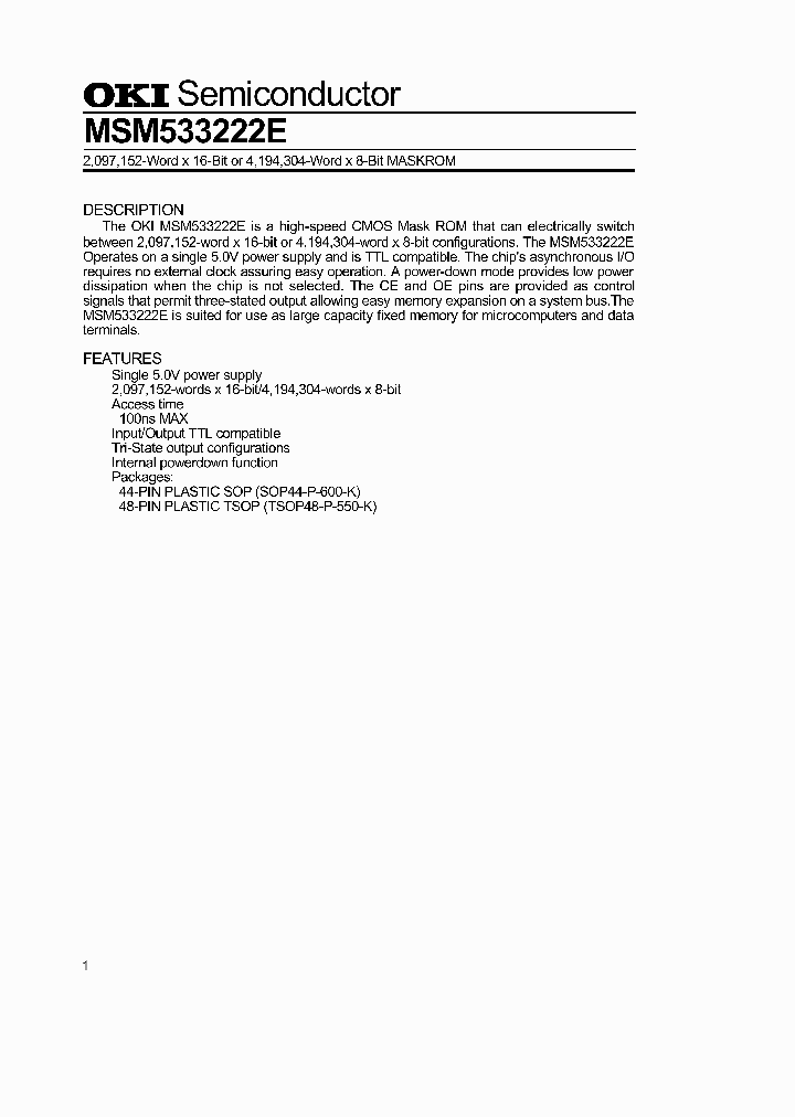 MSM533222E_1073053.PDF Datasheet