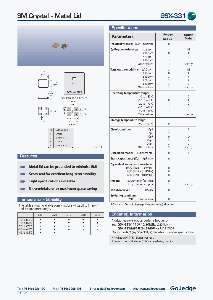 GSX-331_1088188.PDF Datasheet