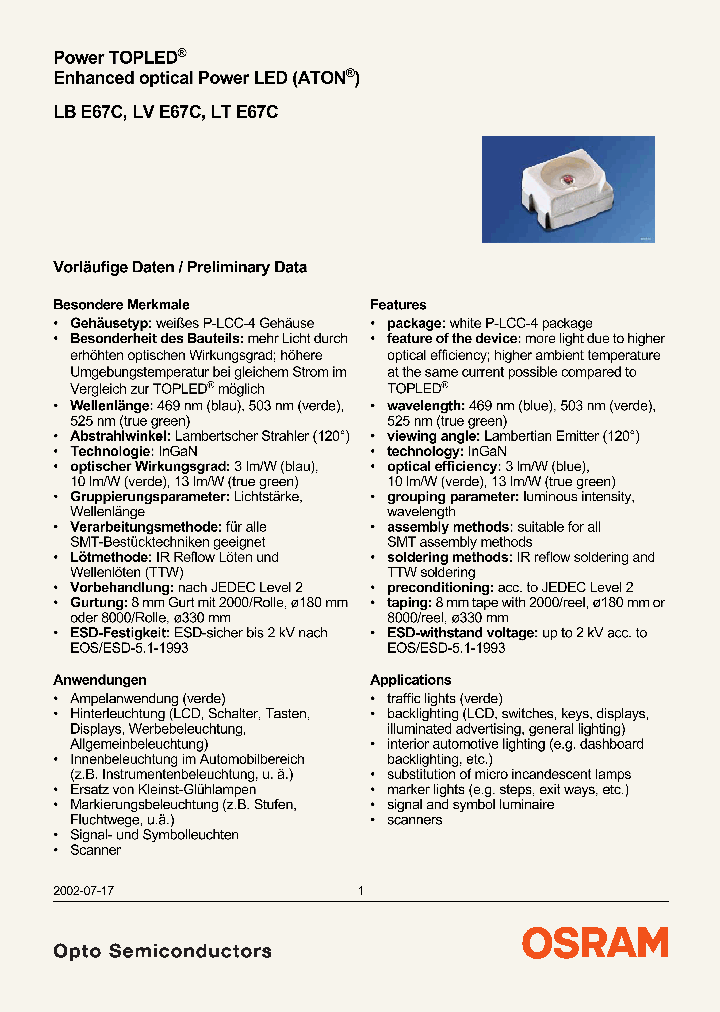 LBE67C_1091619.PDF Datasheet