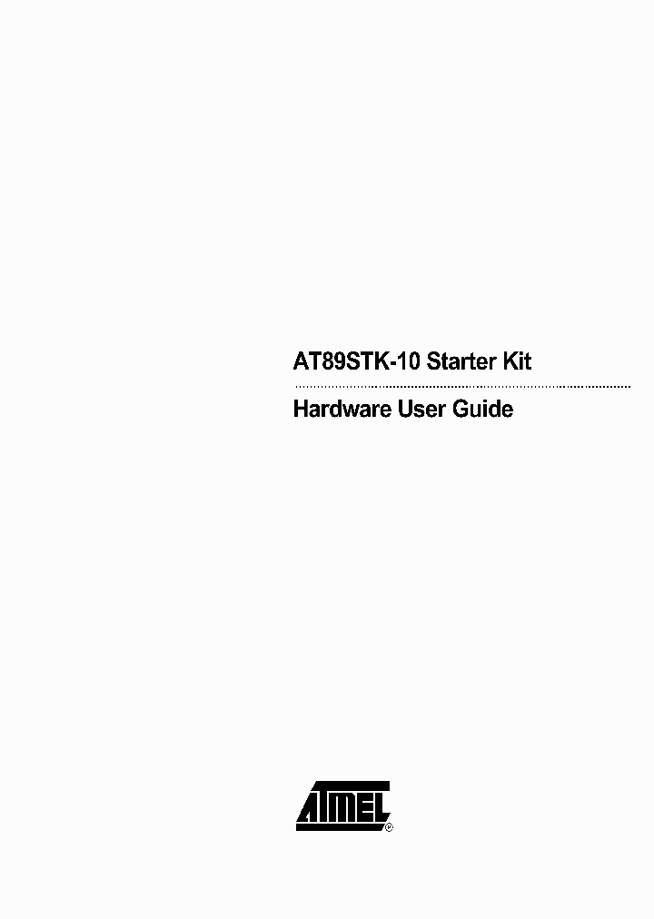 AT89STK-10_1091020.PDF Datasheet