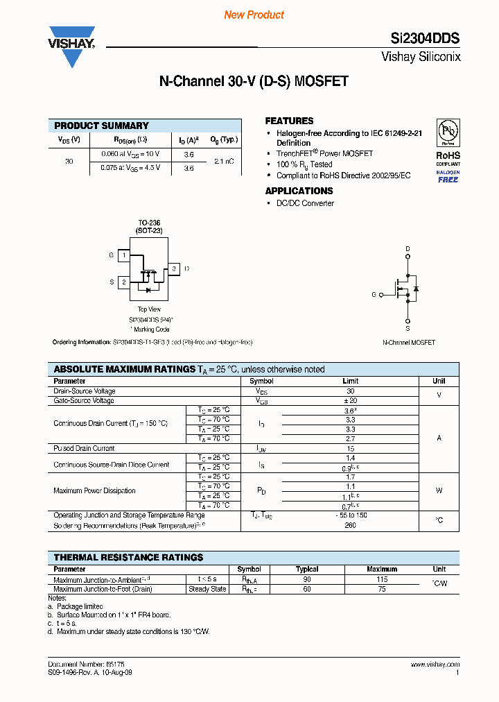SI2304DDS-T1-GE3_1095095.PDF Datasheet